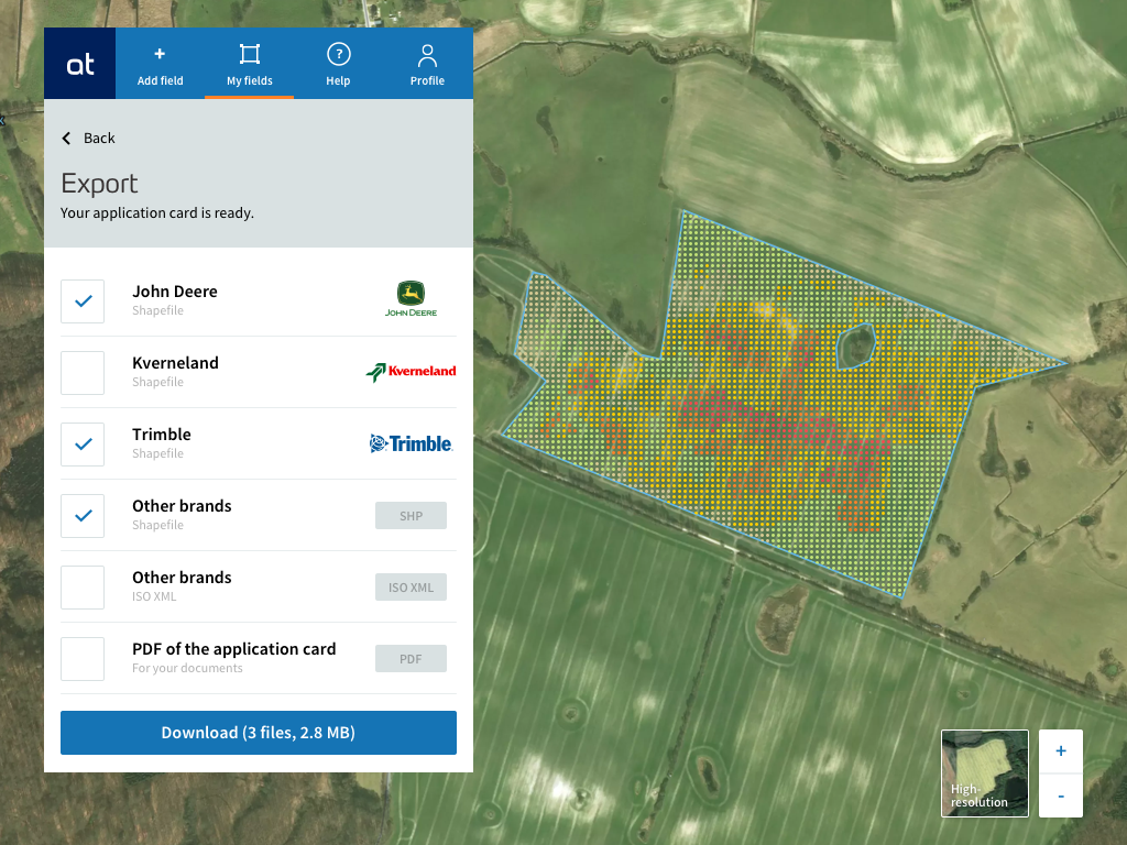 at.farm – Export