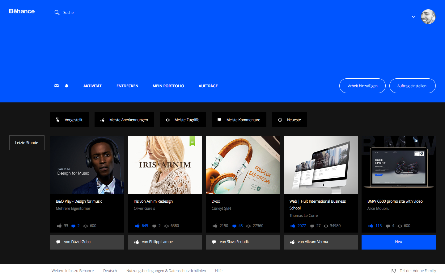 Behance Projekt